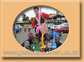 RD the Clown doing